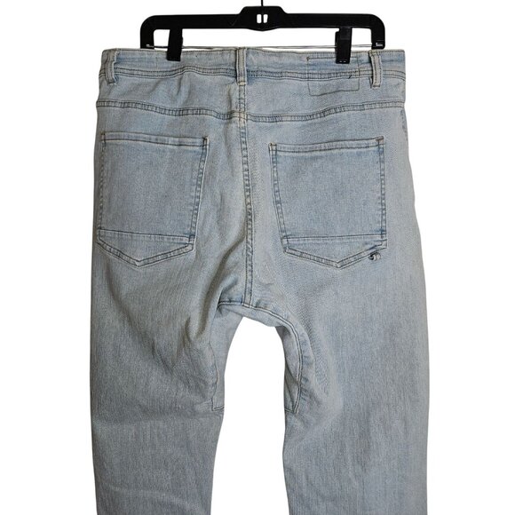 Cotton On Slim Denim Jogger Jeans Light Wash Men 34 - Picture 8 of 10